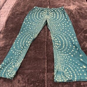 Novella Royale Teal Floral Aqua daze iris bells